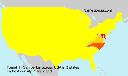Surname Samperton in USA Surname Samperton in USA