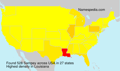 Surname Sampey in USA Surname Sampey in USA
