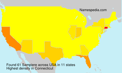 Surname Sampiere in USA Surname Sampiere in USA