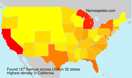 Surname Samual in USA Surname Samual in USA