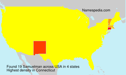 Surname Samuelman in USA Surname Samuelman in USA