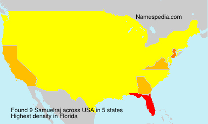 Surname Samuelraj in USA Surname Samuelraj in USA
