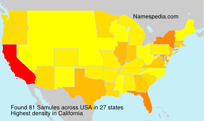 Surname Samules in USA Surname Samules in USA
