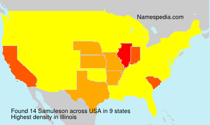 Surname Samuleson in USA Surname Samuleson in USA