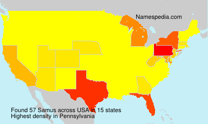 Surname Samus in USA Surname Samus in USA