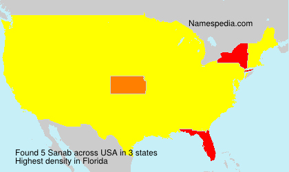 Surname Sanab in USA Surname Sanab in USA