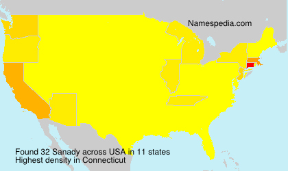 Surname Sanady in USA Surname Sanady in USA