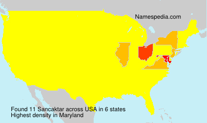 Surname Sancaktar in USA Surname Sancaktar in USA