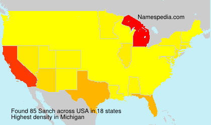 Surname Sanch in USA Surname Sanch in USA