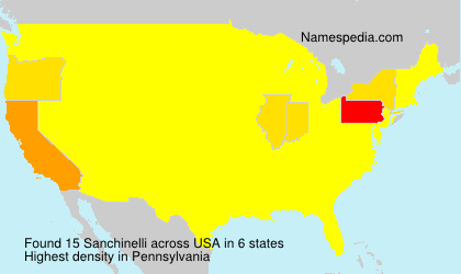 Surname Sanchinelli in USA Surname Sanchinelli in USA