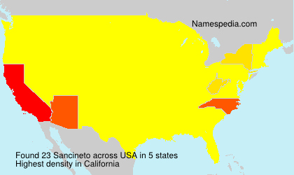 Surname Sancineto in USA Surname Sancineto in USA