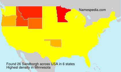 Surname Sandborgh in USA Surname Sandborgh in USA