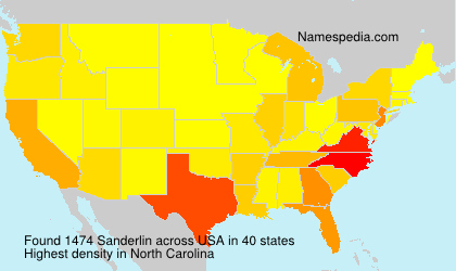 Surname Sanderlin in USA Surname Sanderlin in USA