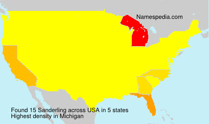 Surname Sanderling in USA Surname Sanderling in USA