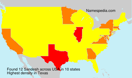 Surname Sandesh in USA Surname Sandesh in USA