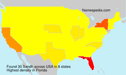 Surname Sandh in USA Surname Sandh in USA