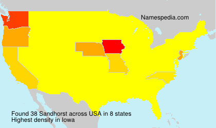 Surname Sandhorst in USA Surname Sandhorst in USA