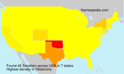 Surname Sanditen in USA Surname Sanditen in USA