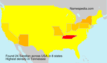 Surname Sandlan in USA Surname Sandlan in USA