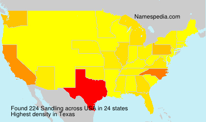 Surname Sandling in USA Surname Sandling in USA