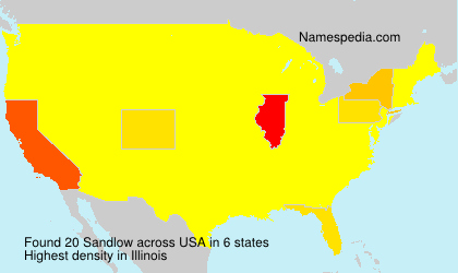 Surname Sandlow in USA Surname Sandlow in USA