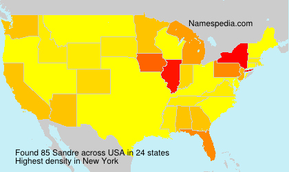 Surname Sandre in USA