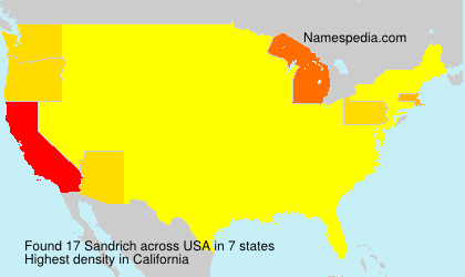 Surname Sandrich in USA Surname Sandrich in USA
