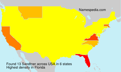 Surname Sandtner in USA Surname Sandtner in USA