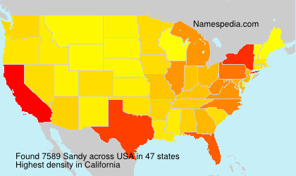 Surname Sandy in USA Surname Sandy in USA
