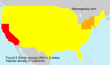 Surname Sandz in USA Surname Sandz in USA