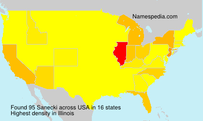 Surname Sanecki in USA Surname Sanecki in USA