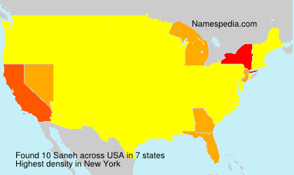 Surname Saneh in USA Surname Saneh in USA