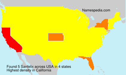 Surname Sanfelix in USA Surname Sanfelix in USA