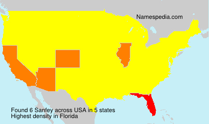 Surname Sanfey in USA Surname Sanfey in USA
