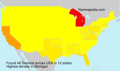 Surname Sanfield in USA Surname Sanfield in USA