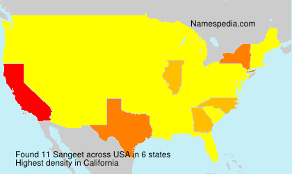 Surname Sangeet in USA Surname Sangeet in USA