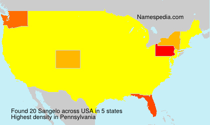 Surname Sangelo in USA Surname Sangelo in USA