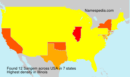 Surname Sangem in USA Surname Sangem in USA