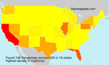 Surname Sangerman in USA Surname Sangerman in USA