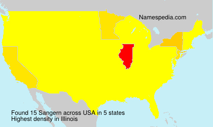 Surname Sangern in USA Surname Sangern in USA