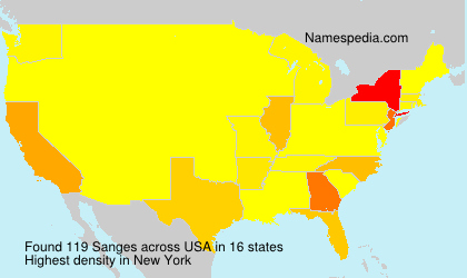 Surname Sanges in USA Surname Sanges in USA