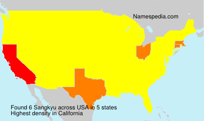 Surname Sangkyu in USA Surname Sangkyu in USA