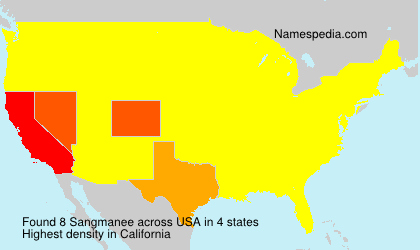 Surname Sangmanee in USA Surname Sangmanee in USA