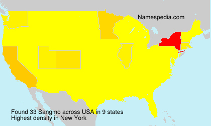 Surname Sangmo in USA Surname Sangmo in USA