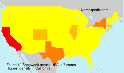 Surname Sangwook in USA Surname Sangwook in USA