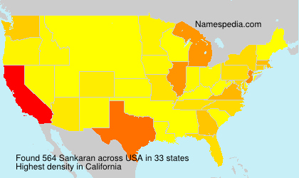 Surname Sankaran in USA Surname Sankaran in USA