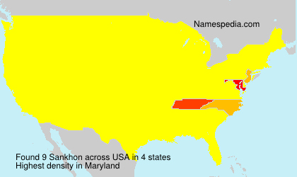Surname Sankhon in USA Surname Sankhon in USA