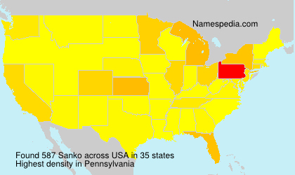 Surname Sanko in USA Surname Sanko in USA