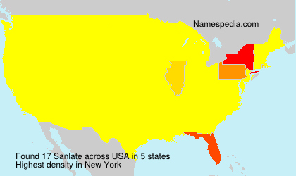 Surname Sanlate in USA Surname Sanlate in USA