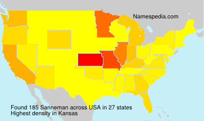 Surname Sanneman in USA Surname Sanneman in USA